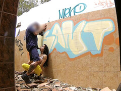 Cul, Beauté, Sucer une bite, Couple, Faciale, De plein air, Uniforme, Pute