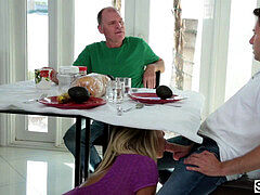 デカチン, フェラチオ, 魅力的, 義母, ティーン