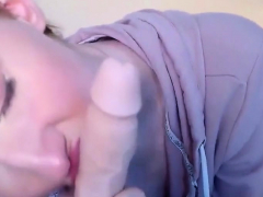rousse et son dildo