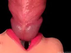 18 jaar, Enthousiasteling, Pijpbeurt, Compilatie, Sperma shot, Fetisj, Hd