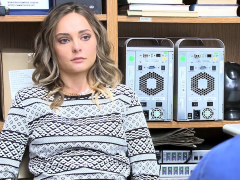 Hot blonde teen tied by cop because she tried to escape