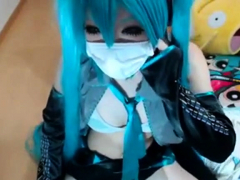 Miku Hatsune a chating and playing 130625