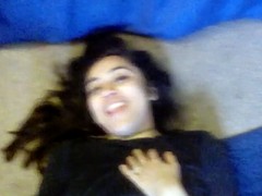 Sexy wife has multiple orgasms on huge dildo