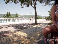 Plage, Gros seins, Fétiche, Mère que j'aimerais baiser, Seins naturels, De plein air, Russe, Solo