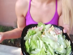 Anal, Gros cul, Blonde, Sucer une bite, Double pénétration, Faciale, Monstre, Plan cul à trois