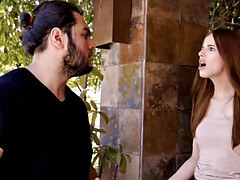 18 años, Engañando, Pajear, Besar, Al aire libre, Coño, Adolescente, Tetas