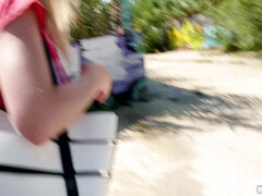 Amateur, Polla, Húngaro, Tetas naturales, Al aire libre, Pequeña, Perforación, Tetas