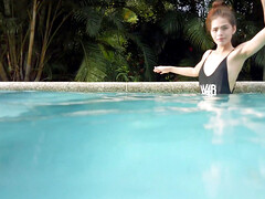 Chica, Culo grande, Rubia, Al aire libre, Solo