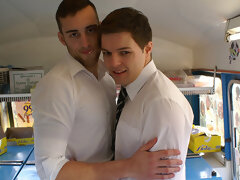 Office co-workers fuck in the ass after a nice cam teaser