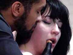 緊縛, フェラチオ, 女, 指いじり, グローブ, ヒール, 奴隷, オッパイの