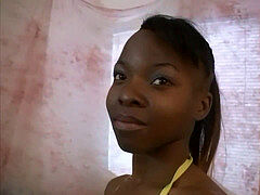 Leie, Schwarz, Schwarz, Fingern, Rasiert, Dürr, Jungendliche (18+), Titten