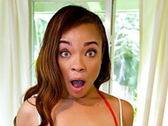 Gros cul, Noire, Brunette brune, En levrette, Interracial, Seins naturels, Pov, Adolescente