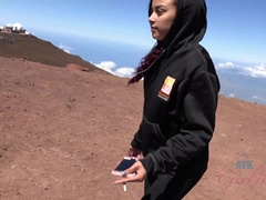 Petite amie, Nue, Pov, Public, Chatte, Rasée, Fumer, Nénés