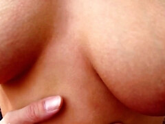 Sucer une bite, Brunette brune, Queue, Faciale, Allemand, Mature, Maman, Pov