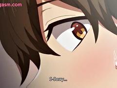 Anaal, Aziatisch, Grote lul, Grote mammen, Vriendin, Japaans, Masturbatie, Tieten likken