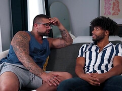 Noire, Sucer une bite, Queue, Première fois, Homosexuelle, Lunettes, Hd, Interracial