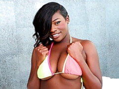 デカ尻, デカチン, デカパイ, フェラチオ, 茶髪の, バック, 黒人, 淫乱熟女