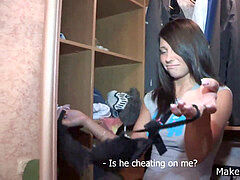 Pijpbeurt, Sperma shot, Europees, Sperma in gezicht, Orgasme, Slipje, Tiener