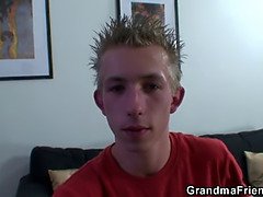 お婆さん, グループ, 熟年, 3p男男女, オフィス, 現実, 三人