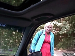 Tsjechisch, Omie, Harig, Hardcore, Buiten, Kut duiken, Realiteit, Rijden