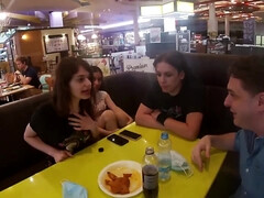 Chica, Morena, Loco, Linda, Italiano, Pezones, Público, Adolescente