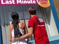 Watch as Hunt4K gets a hot POV ride as he licks and sucks on my Schwanz