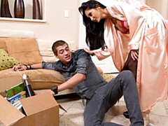 デカ尻, デカチン, デカパイ, フェラチオ, 茶髪の, バック, 淫乱熟女