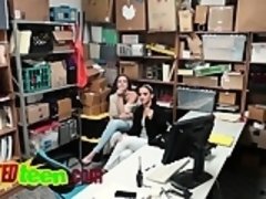 Naughty thieves punished with dick