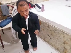 Paty Bumbum Wedding Night Anal with Dwarf Zezinho Teves - Big Ass Latina Amateur Sex