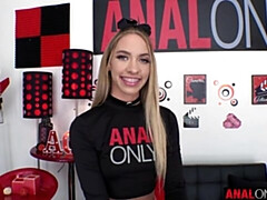 Anaal, Grote kont, Grote lul, Blond, Pijpbeurt, Natuurlijke tieten, Tiener, Tieten likken