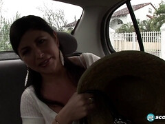 Grote mammen, Bruinharig, Rondborstig, Hd, Masturbatie, Natuurlijke tieten, Alleen, Tieten likken