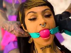 素人, ディルド, 服従, ゴス, Hd, ヒール, ゴム, レズビアン