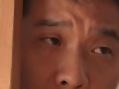 アジア人, デカパイ, 手コキする, 日本人, 熟年, 一人