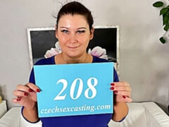 Czech Busty Milf spread her legs for great job