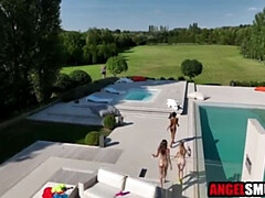 Primo, Polla, Ébano, Familia, Cuadrupleta, Pequeña, Flaco, Adolescente