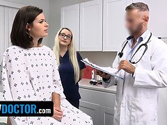 Sperma in mond, Sperma shot, Exam, Vrouw, Reusachtig, Likken, Verpleegster, Orgasme