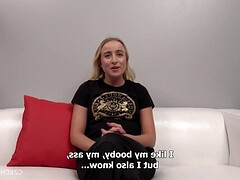 Shy czech teen Radka porn casting