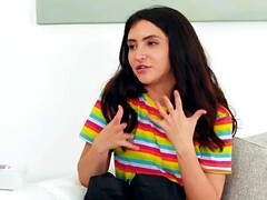 Mamada, Morena, Lesbiana, Masaje, Orgasmo, Coño, Realidad, Trio