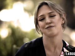 デカパイ, ブロンド, フェラチオ, レズビアン, なめる, 淫乱熟女, オマンコ, 三人