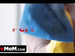 デカパイ, ブロンド, フェラチオ, エロ熟女, 熟年, 淫乱熟女, オマンコ, 叫ぶ
