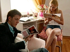 アナル, お尻, フェラチオ, イく瞬間, カワイイ, なめる, 小柄, ピグテール