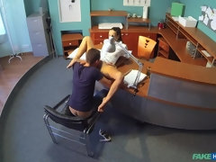 Leie, Arschlecken, Blasen, Arzt, Hundestellung, Büro, Muschi, Uniform