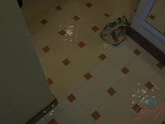 素人, お尻, ビーチ, ビキニ, 手コキする, ピアス, ガリガリ, オッパイの