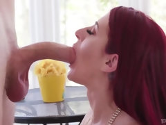 Sucer une bite, Tir de sperme, Hd, Mère que j'aimerais baiser, Rousse roux