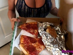 素人, デカチン, デカパイ, 巨乳な, カップル, バック, 淫乱熟女, オッパイの
