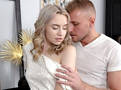 18, デカ尻, ブロンド, フェラチオ, バック, 自然山雀, ティーン, オッパイの