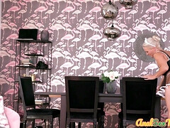 アナル, お尻, アスtoマウス, フェラチオ, イマラチオ, メイド, 淫乱熟女, 母