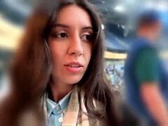 Culo, Morena, Corridas, Linda, Corridas faciales, Novia, Público, Puta