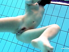 お尻, 茶髪の, 女, フェティッシュ, Hd, プール, 一人, ティーン