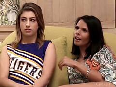 デカ尻, イマラチオ, 巨大, レズビアン, 淫乱熟女, オマンコ, タトゥー, オッパイの